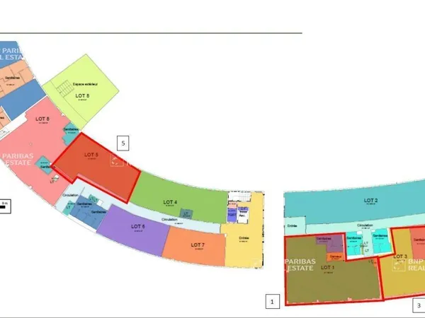 Bureau 837 m² 