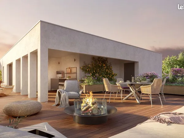 Magnifique T5 en attique avec terrasse sud/ouest de 105 m2 