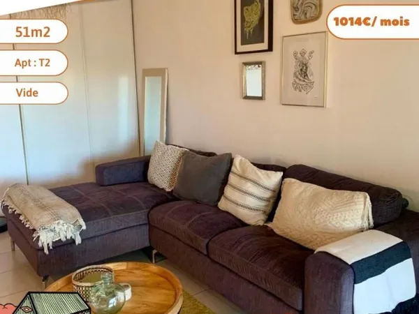 Appartement 2 pièces 51 m² 
