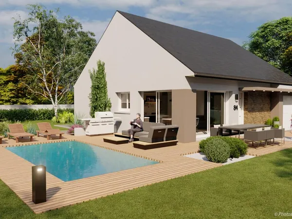 Terrain + maison 84 m² 