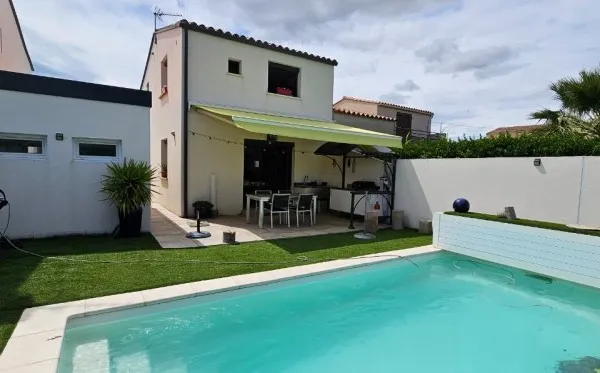 Belle maison tout confort avec jardin et piscine Ã  Marseillan