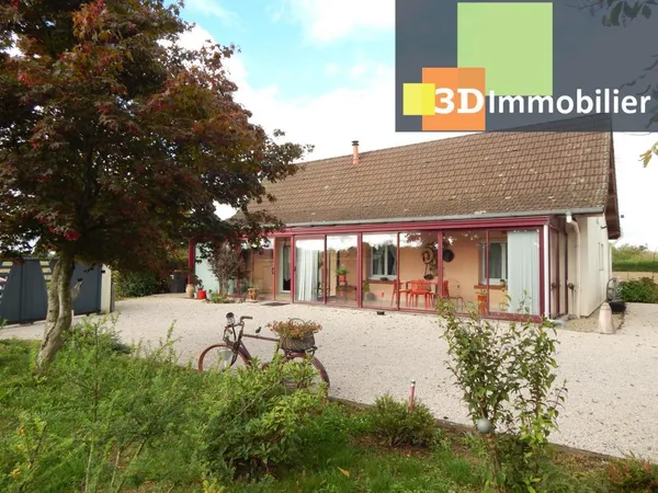 VENTE : SAINT GERMAIN DU BOIS (71), À VENDRE MAISON RÉNOVÉE 156 M², TERRAIN 2322 M² AVEC 