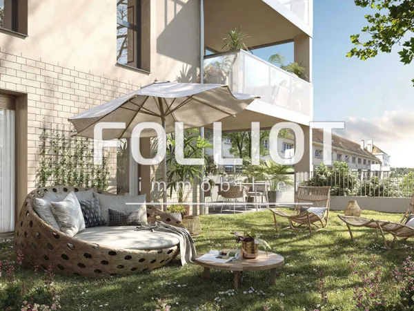 Appartement Ouistreham 4 pièces rez-de-jardin 105.98 m2 
