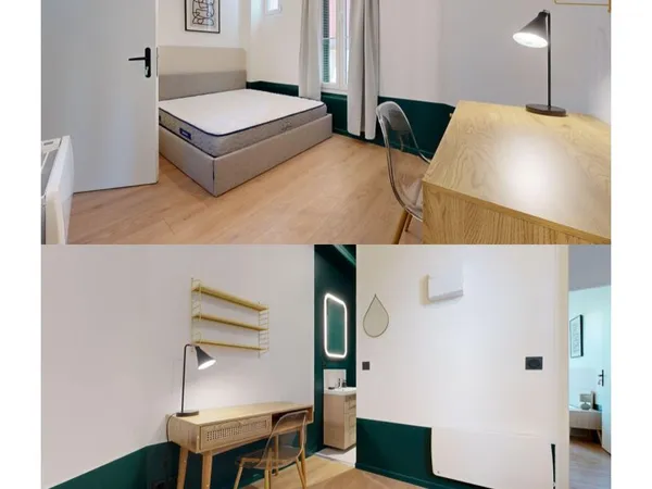 Chambre avec salle de bain privée dans une superbe colocation 