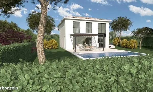 Terrain avec permis de construire pour maison à Biot 