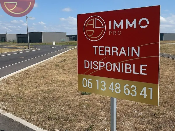 Terrain industriel 2100 m² 