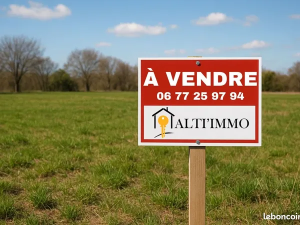Terrain 1200 m² Sanssac-l'Église 