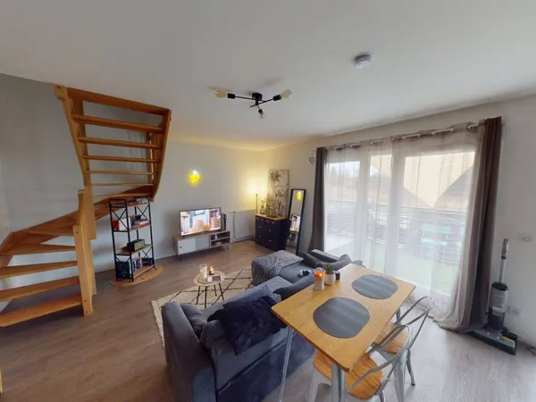 Duplex 3 pièces 62 m² 
