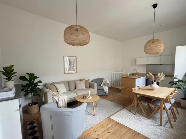 Appartement duplex 53m2 Bordeaux Jardin Public Fondaudège 