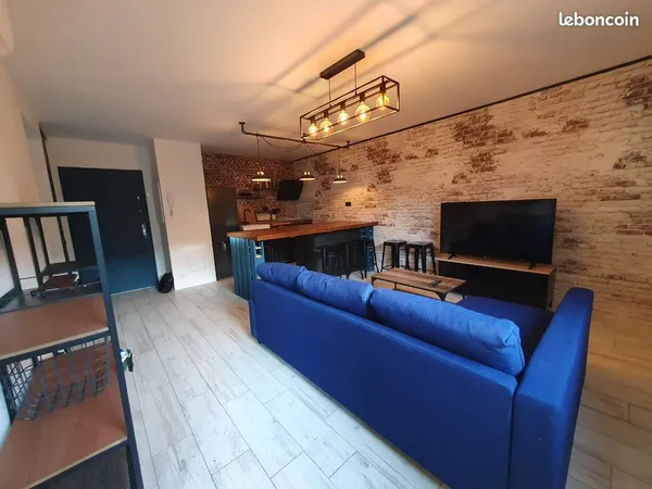 Appartement meublé 44m² avec terrasse dans résidence sécurisée 
