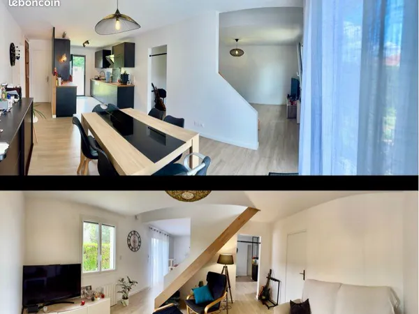 Maison 115m2 avec jardin 416m2 