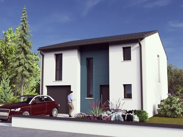 Terrain + maison 90 m² 