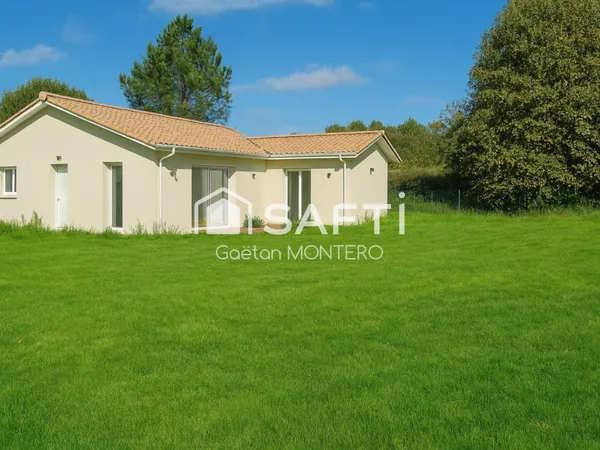 Maison récente sur grand terrain 1300 m² 