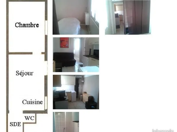Appartement 2 pièces 20 m² 