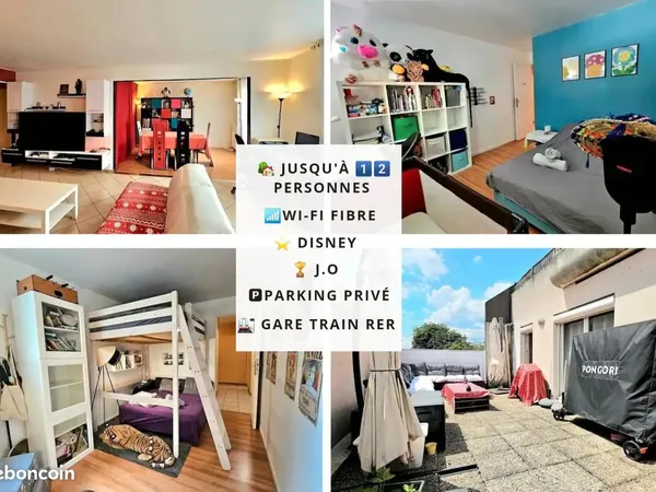 Grand Appartement avec Grande Terrasse - Très bien situé 