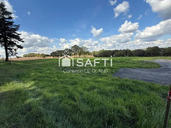 Terrain de 1 306 m² avec vue dégagée, en impasse ! 