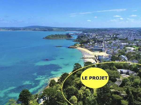 Très rare : terrain vue mer dans un Parc 