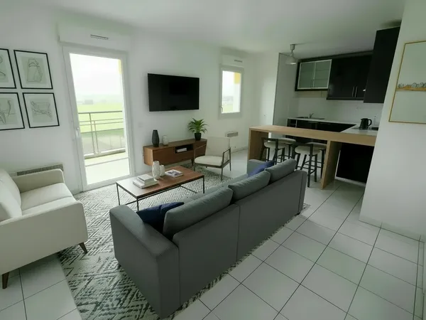 Appartement 3 pièces 53 m² 