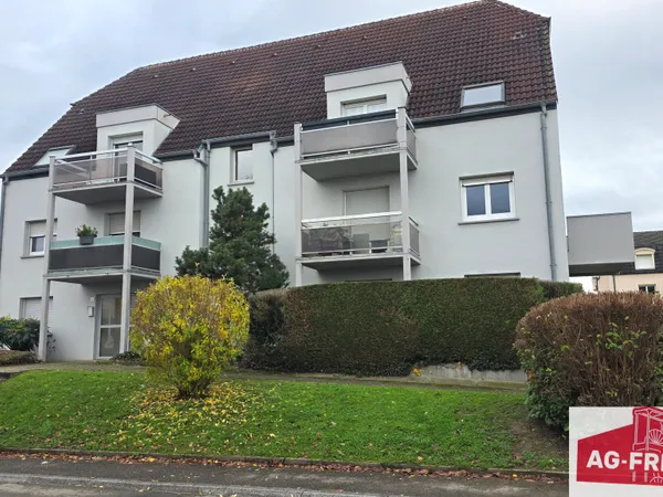 A vendre Studio de 28,53 m2 avec terrasse et cave à Pfastatt 