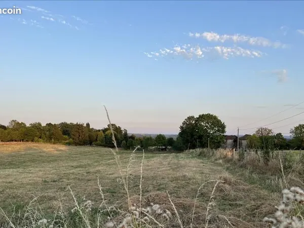 Terrain 1 500 m² Thiviers 