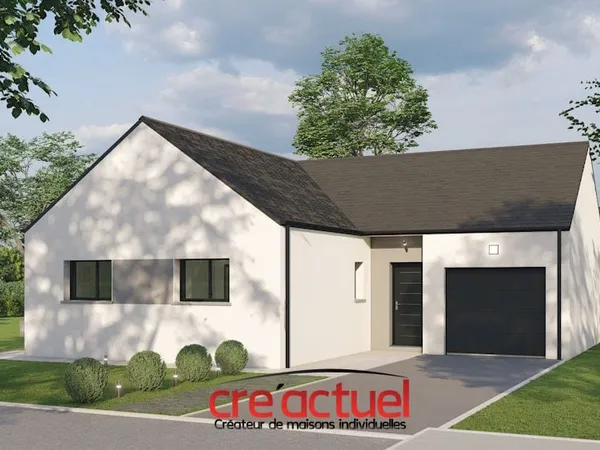 Terrain + maison 75 m² 