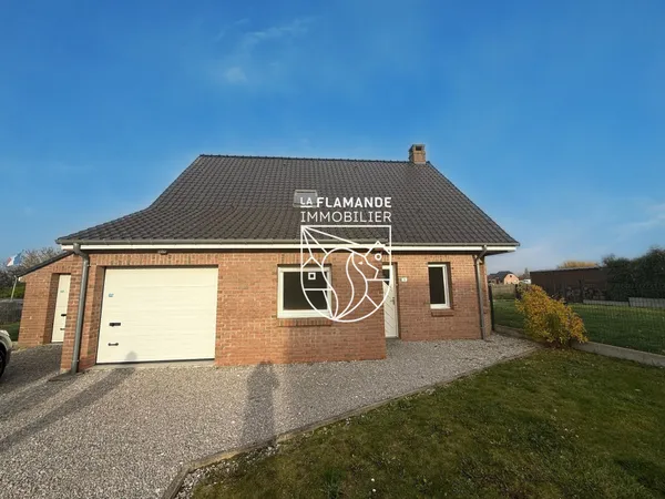 Maison de 121m2 avec double garage à WALLON-CAPPEL 