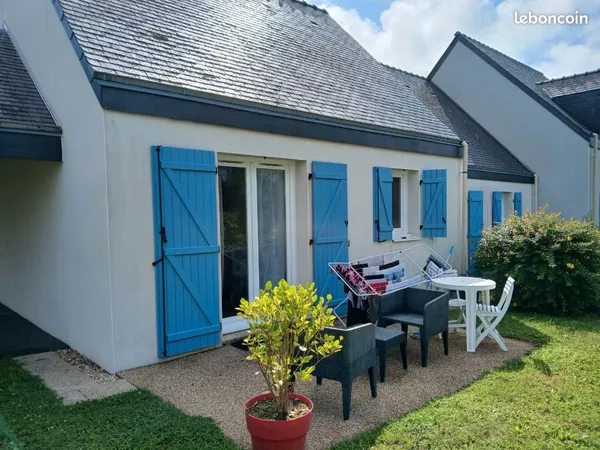 Location maison meublé longue durée, avec jardin privatif + carport dans résidence fermé et 