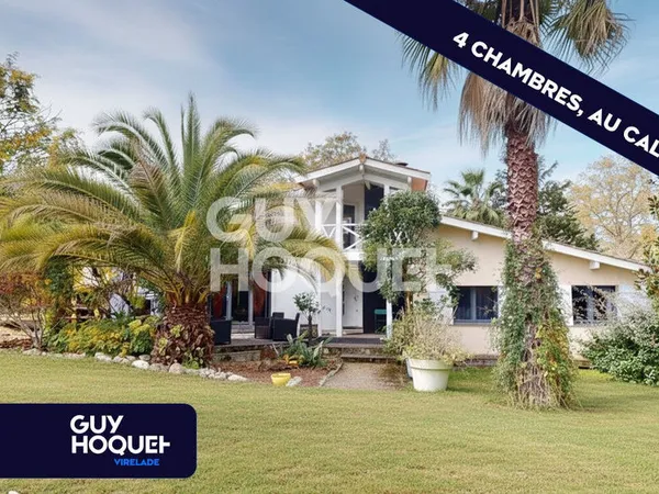 Maison 4 chambres, au calme 