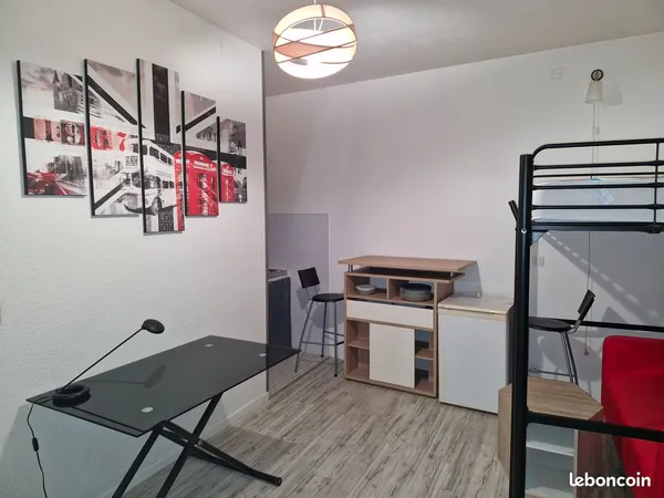 Studio T1 Meublé 24m² Esquirol Carmes hyper centre 
