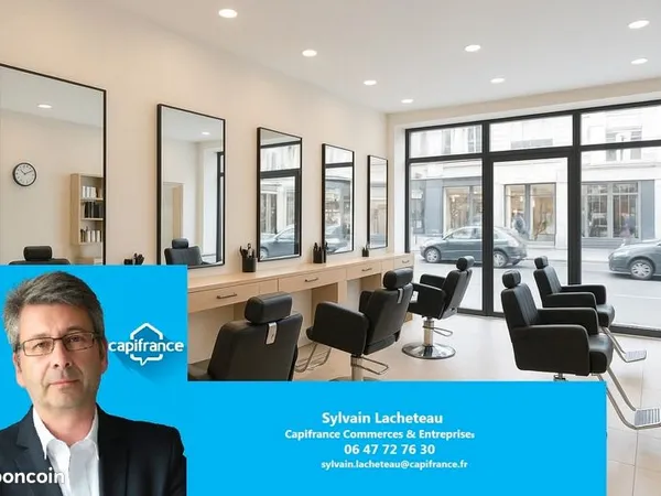 Fonds de commerce coiffure 80 m² 