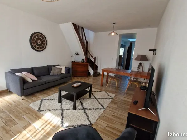 Loue maison meublée rénovée - 90m² 