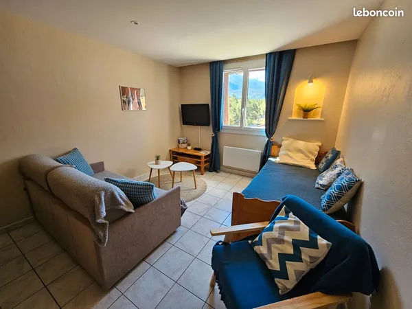 🏔️ Studio 33 m² - Dernier étage - Vue montagne - Parking & cave - Barcelonnette 