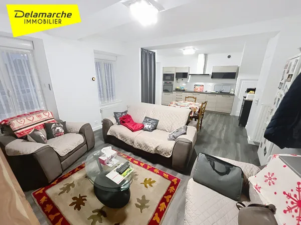 Maison Avranches (50300) ,77,63 m², 3 chambres, courette, centre-ville 