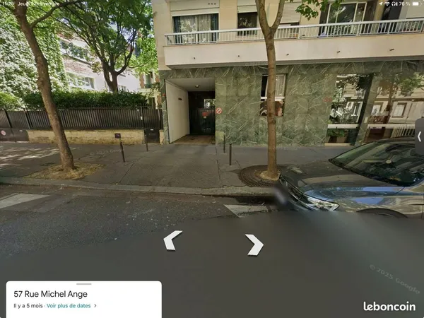 Parking 59, rue Michel -Ange Paris 16ème 