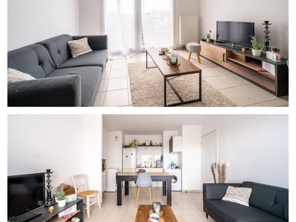 Appartement T2 de 37m2+balcon Normes BBC bon DPE 