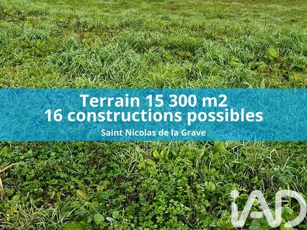 Terrain 15300 m² Saint-Nicolas-de-la-Grave 