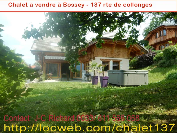 Chalet d'exception à Bossey, aux portes de Genève 