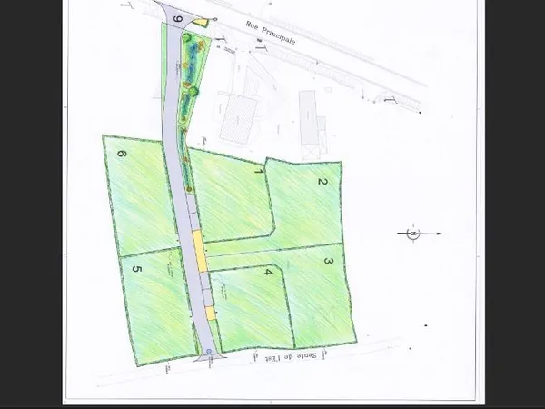 Terrain 600 m² Bois L Eveque 