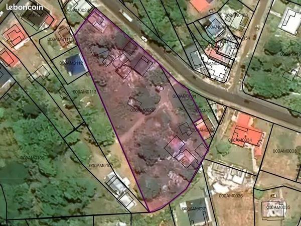 Terrain 5 963 m² Sainte Rose 