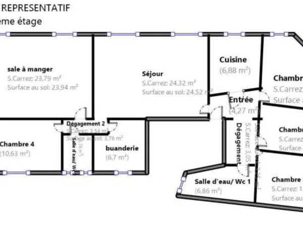 Vends appartement 