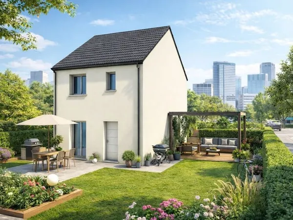 Projet de construction d'une maison 77.25 m² avec terrain à LES BREVIAIRES (78)