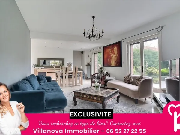EXCLUSIVITÉ - Maison individuelle - 4-5 chambres - 2 salles de bain - garage - parking - jardin