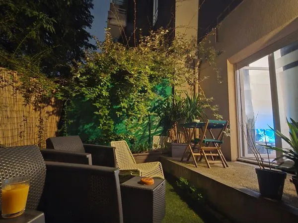 Studio coin chambre tout équipé 37m2 + 20m2 de jardin 