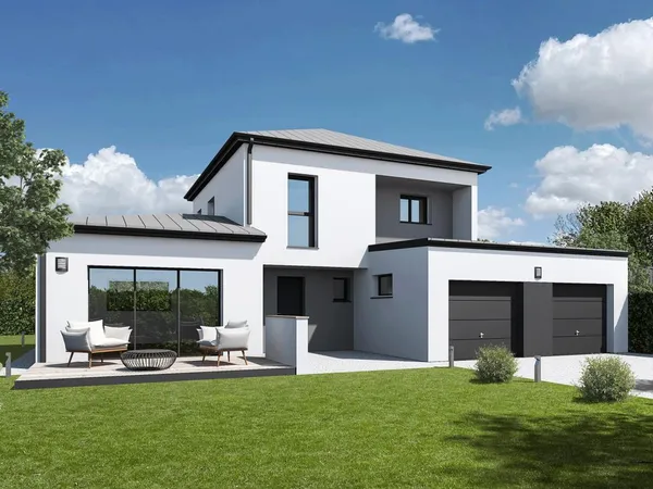 Terrain + maison 130 m² 