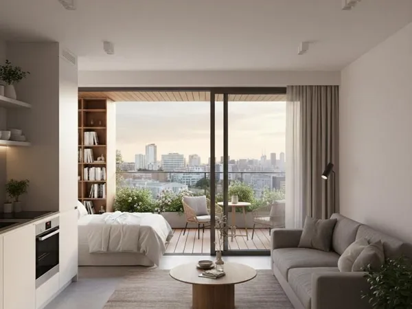 Studio 1 pièce 32 m² 
