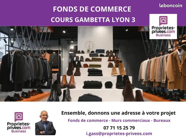Fonds de commerce prêt-à-porter, mode 45 m² 
