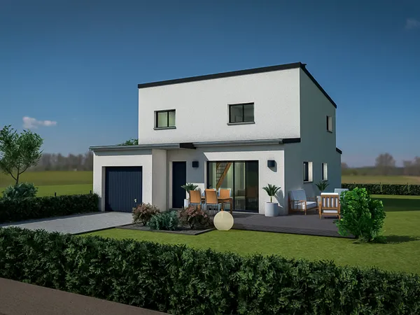 Terrain + maison 117 m² 