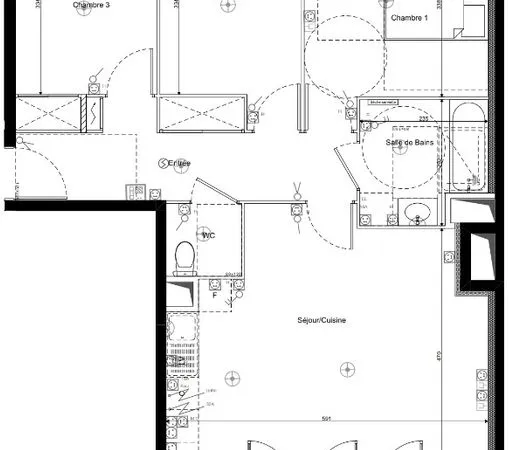Appartement neuf T4 80 m2 disponible à partir du 10 décembre 