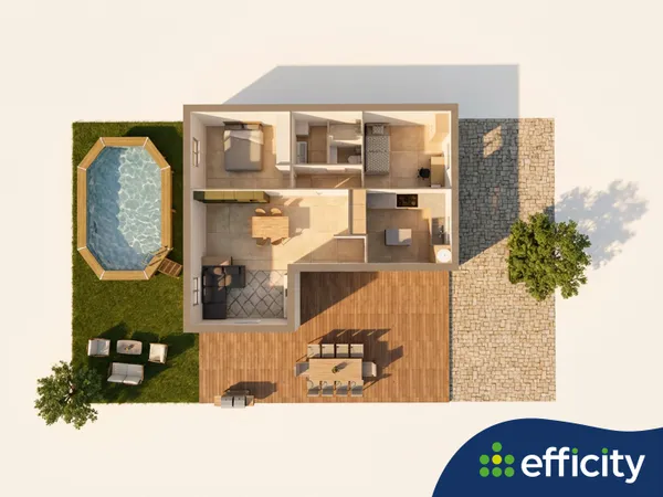 Maison 3 pièces 70 m² 