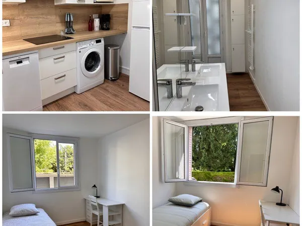 Appartement T4 meublé rénové pour une colocation 